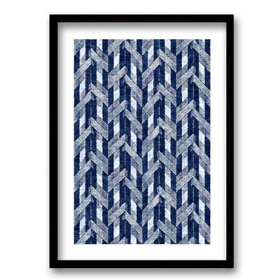 Cuadro Decorativo Retela Indigo II 40 x 30 cm