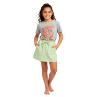 Short de Algodón Niña Chess Amarillo, Fucsia, Lila, Verde