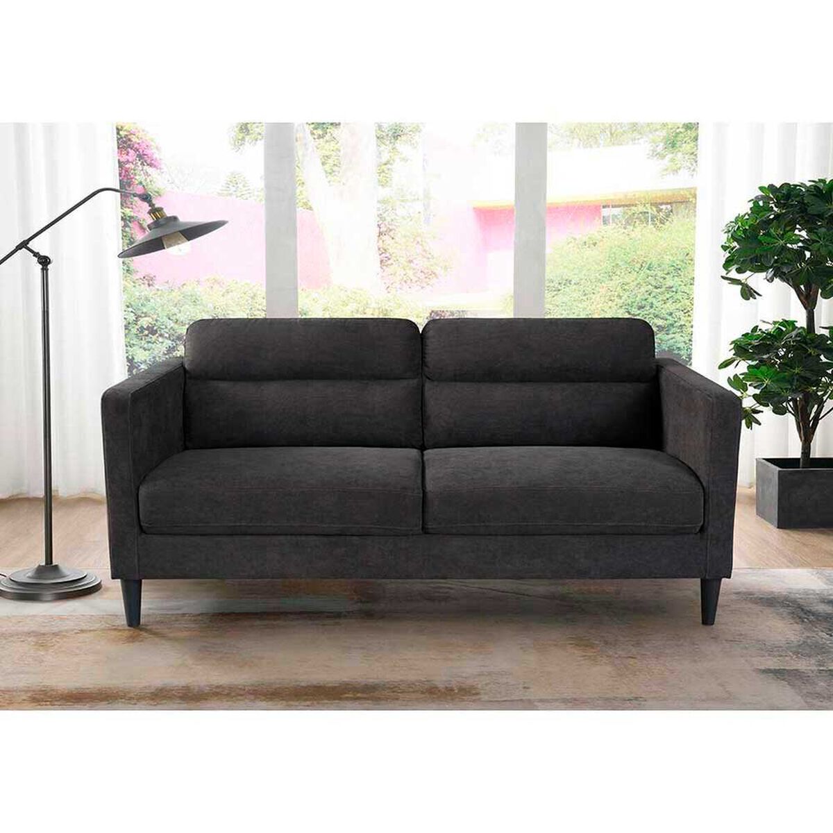Sof&aacute; Casanova Greta 3 Cuerpos Negro