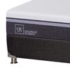 Box Spring CIC 1,5 Plazas Ortopedic Advance + Respaldo + Velador New Munich