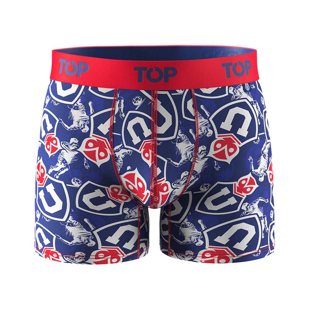 Pack 3 B&oacute;xer Medio Algod&oacute;n Universidad De Chile Hombre Top