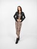 Vestido Maxi Animal Print Manga Corta Mujer Fiorucci