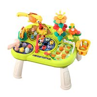 Mesa de Actividades Granja 42 x 48 cm Verde LuBabycas