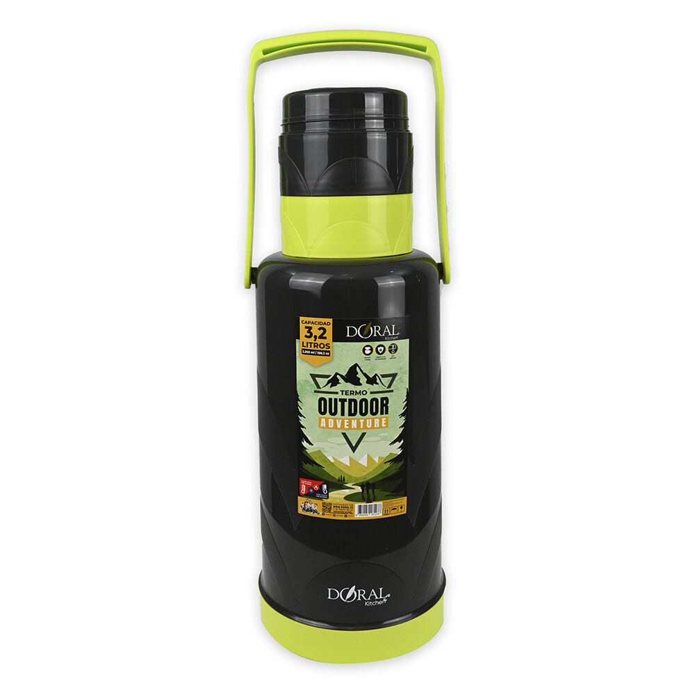 Termo Doral Everest 3200 ml Negro