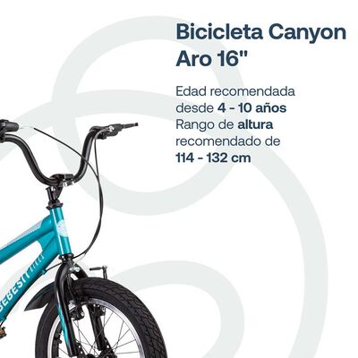 Imagen 2 del producto Bicicleta Canyon 16Verde Bebesit