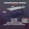 Escritorio Gamer LuBabycas Master 60x120 cm Negro