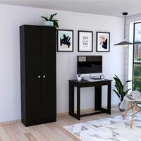 Escritorio Office 4  + Closet 2 Puertas Home