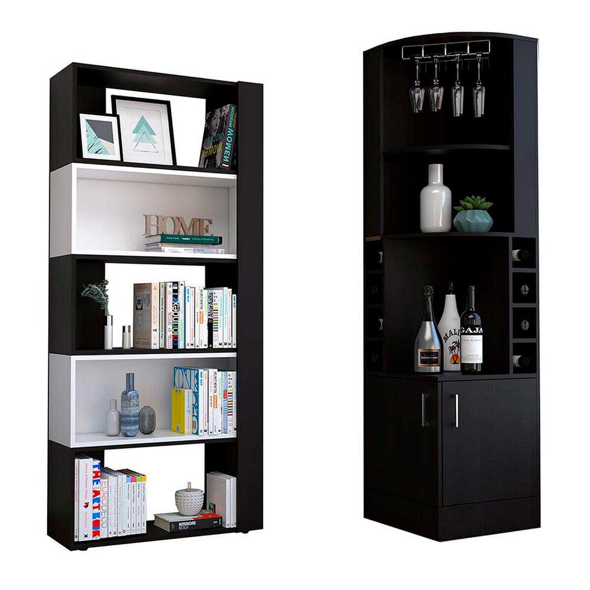 Bar Esquinero Kava + Biblioteca Cubo TuHome Beijing