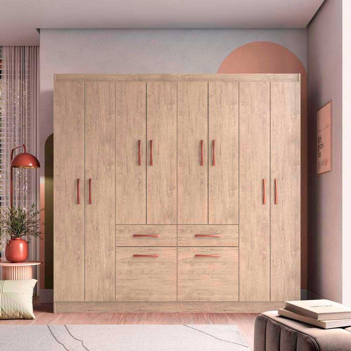 Cl&oacute;set Altavision 588008 8 Puertas 2 Cajones Arena