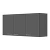 Mueble de Cocina Superior Vekkahome Opie Gris