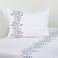 Juego de Sábanas Cannon 1,5 Plazas Pramini 200 Hilos Blanco