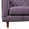 Sof&aacute; Tela Velvet Latam Home Brescia 3 Cuerpos