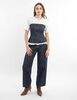 Blusa Strapless Denim Mujer Icono