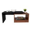 Mesa De Centro TuHome Kaia Wengue y Caramelo