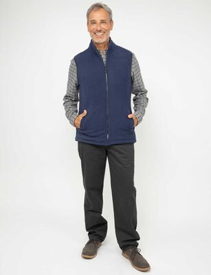 Imagen 2 del producto Polerón Sin Mangas Hombre Portman Club Navy, Negro, Verde