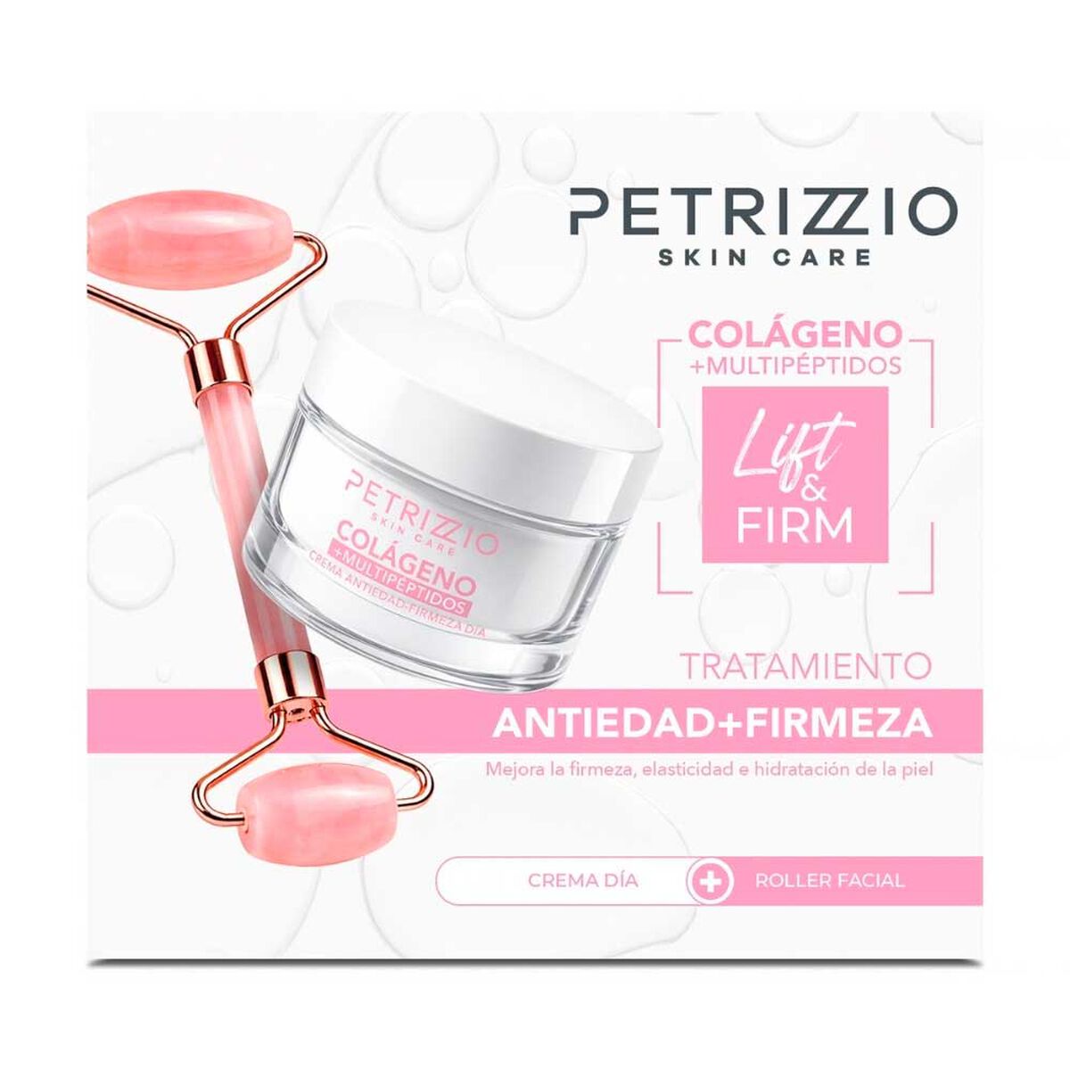 Crema D&iacute;a Lift & Firm Col&aacute;geno + Roller Facial Petrizzio
