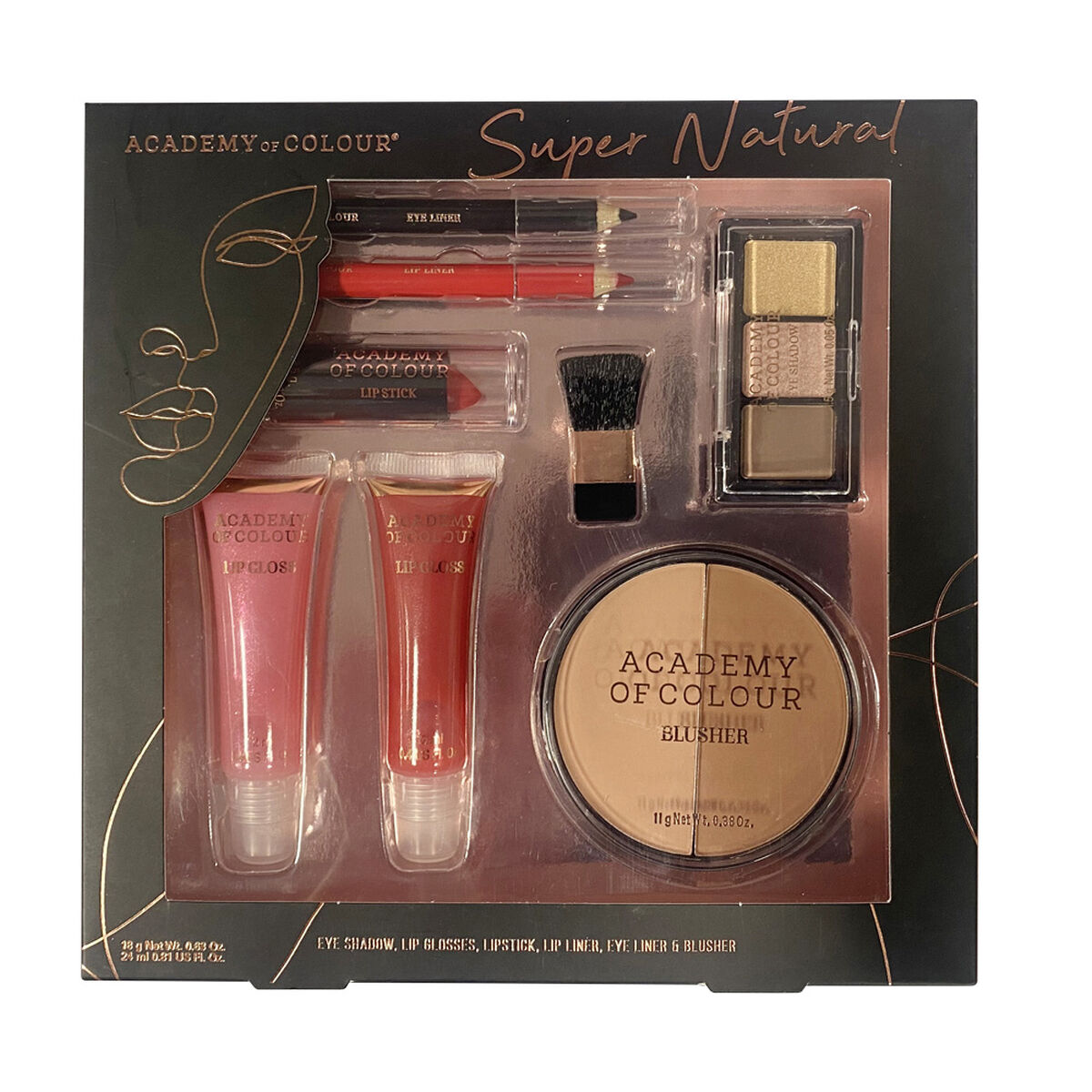 Set de Maquillaje Super Natural Academy Of Colour