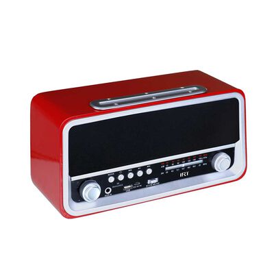 Parlante Bluetooth IRT I005BTRETRO06 Roja