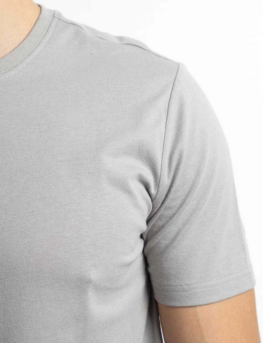 Polera Lisa Manga Corta Hombre Zibel
