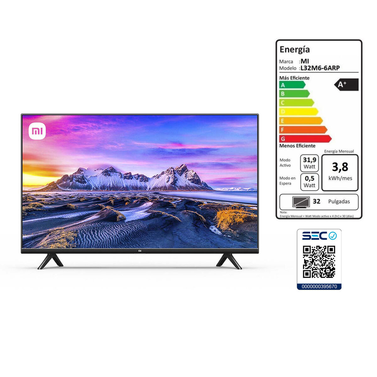 LED 32" Xiaomi MITV32 LM Smart TV HD