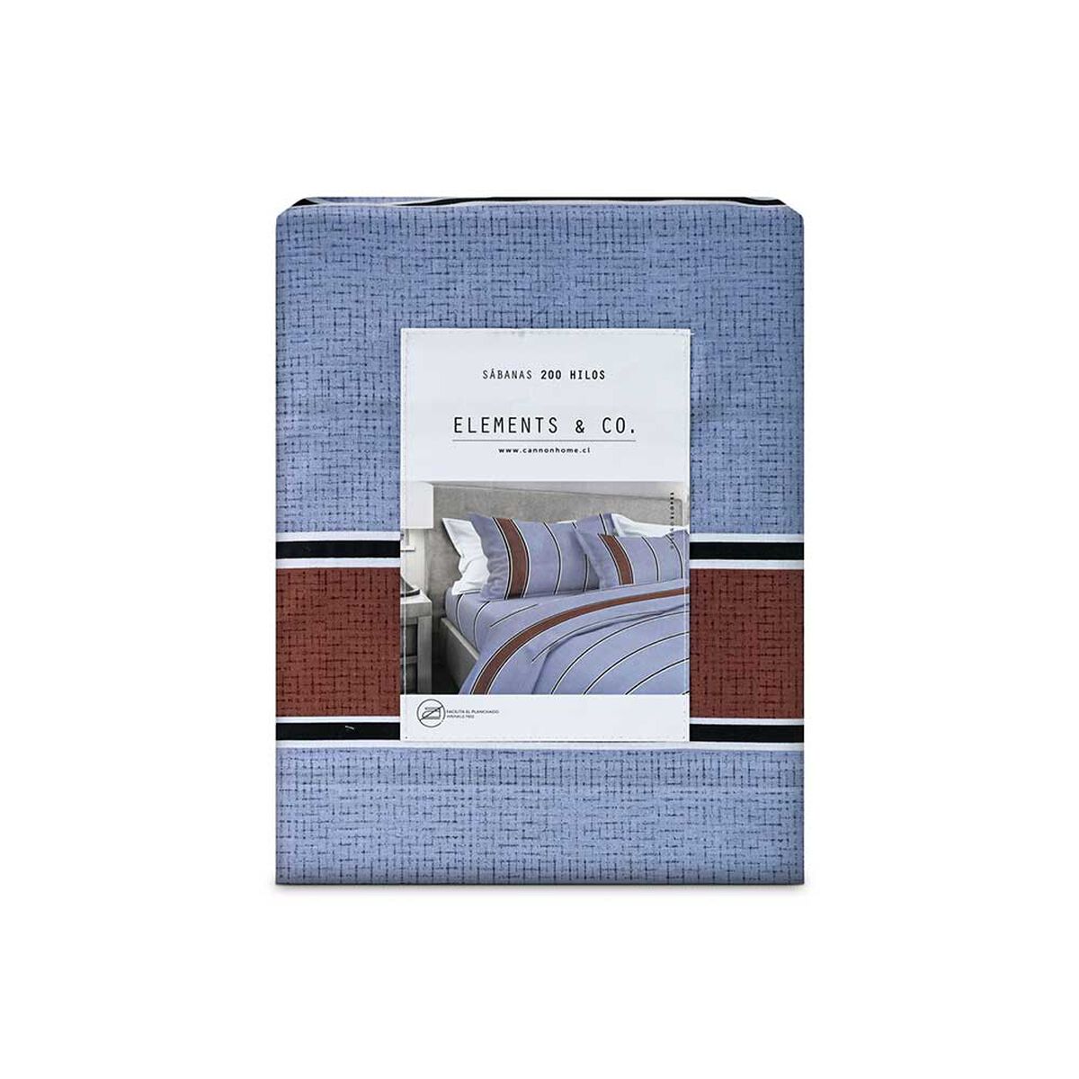 Juego de S&aacute;banas Elements & Co King 200 Hilos Slopes