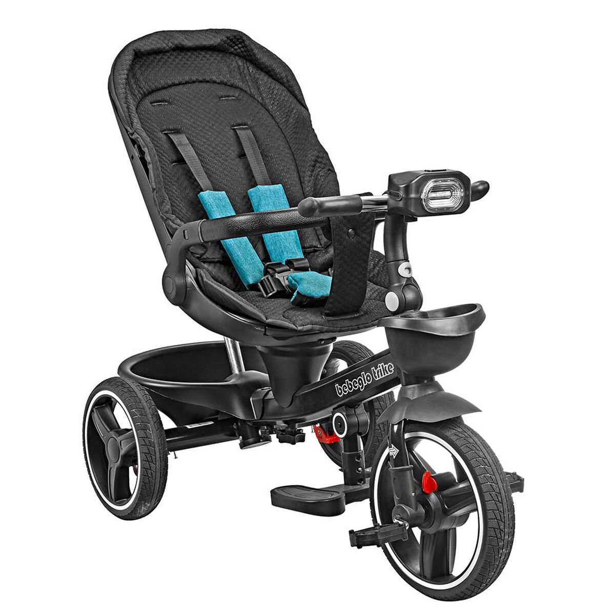 Triciclo 2 en 1 Turquesa Bebeglo