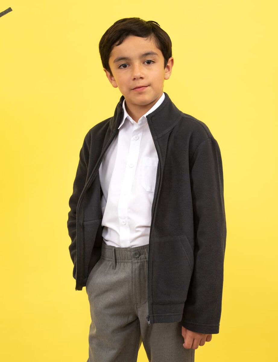 Polerón Escolar de Algodón Unisex Talla 6/8 Ozono