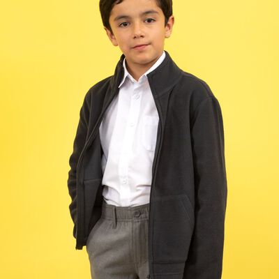 Poler&oacute;n Escolar de Algod&oacute;n Unisex Talla 6/8 Ozono