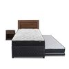 Diván Flex 1,5 Plazas Therapedic Plus + Respaldo + Velador Asturias