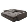 Sofá Cama Amuv Capri 3 Cuerpos Taupe
