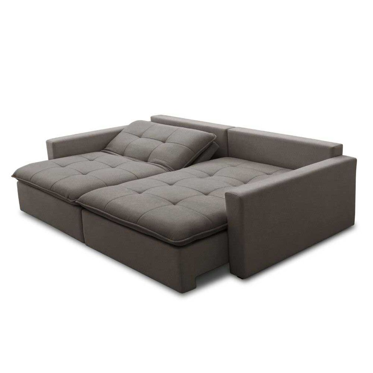 Sofá Cama Amuv Capri 3 Cuerpos Taupe