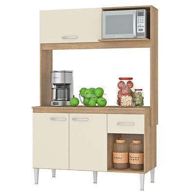 Imagen 1 del producto Kit Cocina Vekkahome Sarah 1 Puerta Beige