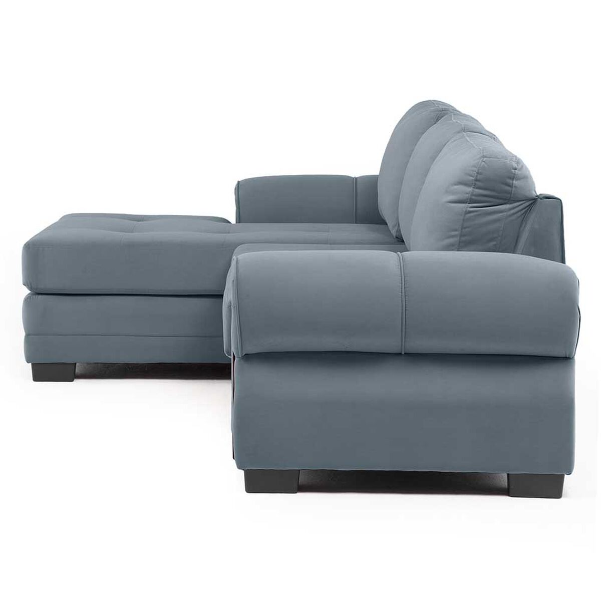 Sof&aacute; Seccional Living Factory Oregon 4 Cuerpos Gris