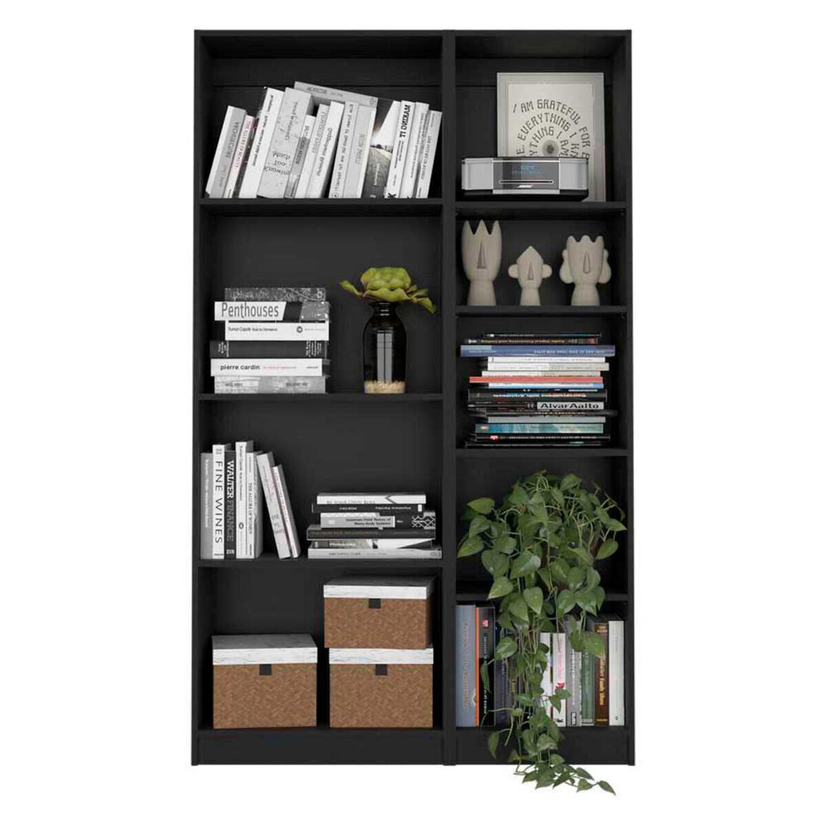 Estante 62 cm + Estante 45 cm TuHome Home Wengue