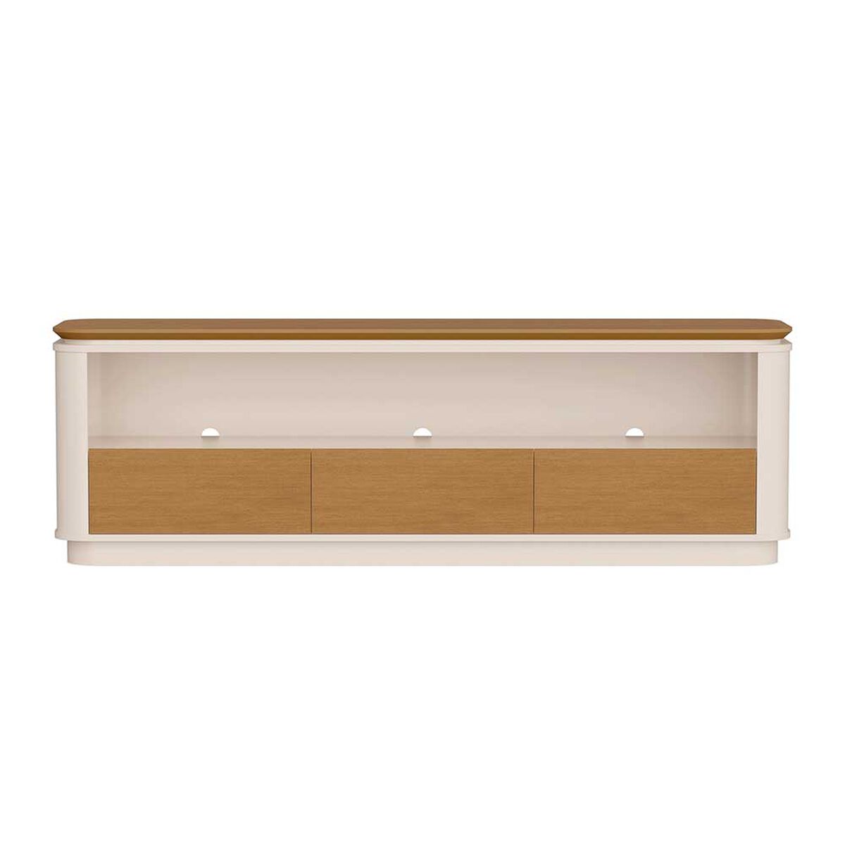 Rack TV Vekkahome Gem Hasta 60" Blanco