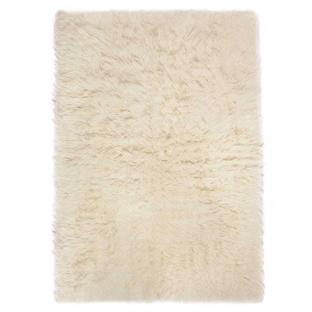 Bajada de Cama Dib Flokati Blanco 60 x 120 cm