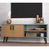 Rack Tv 50" Catar Grey Nogal