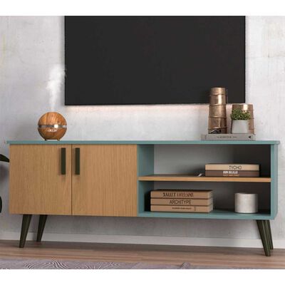 Rack Tv 50" Catar Grey Nogal