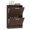 Zapatero Vekkahome Nick 2 Puertas Beige 