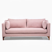 Sofá Barra Design Grecia 3 Cuerpos Palo Rosa