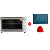 Combo Horno Eléctrico Ursus Trotter UT-Backofen Pro-I 100L 100 lts. + Toma Olla Casa Linda Silicona Surtido + Mat Silicona Casa Linda Surtido