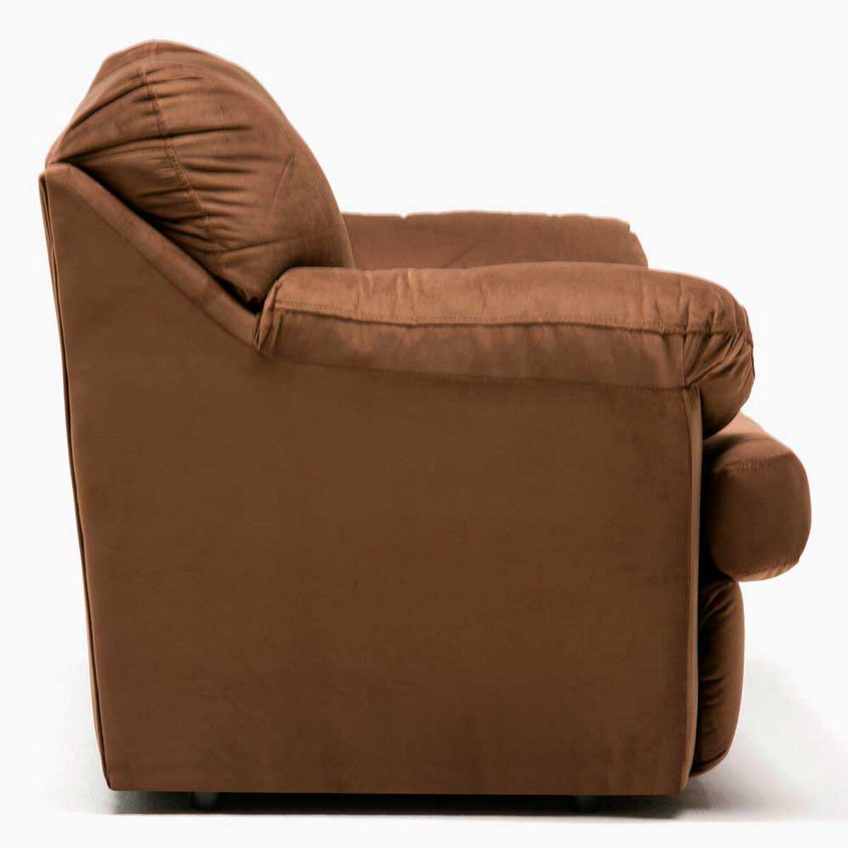 Sof&aacute; Cabsur Caburga 3 Cuerpos Felpa Chocolate