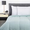 Plumón Soft Touch Estampado Zibel 2 Plazas Liso Turquesa