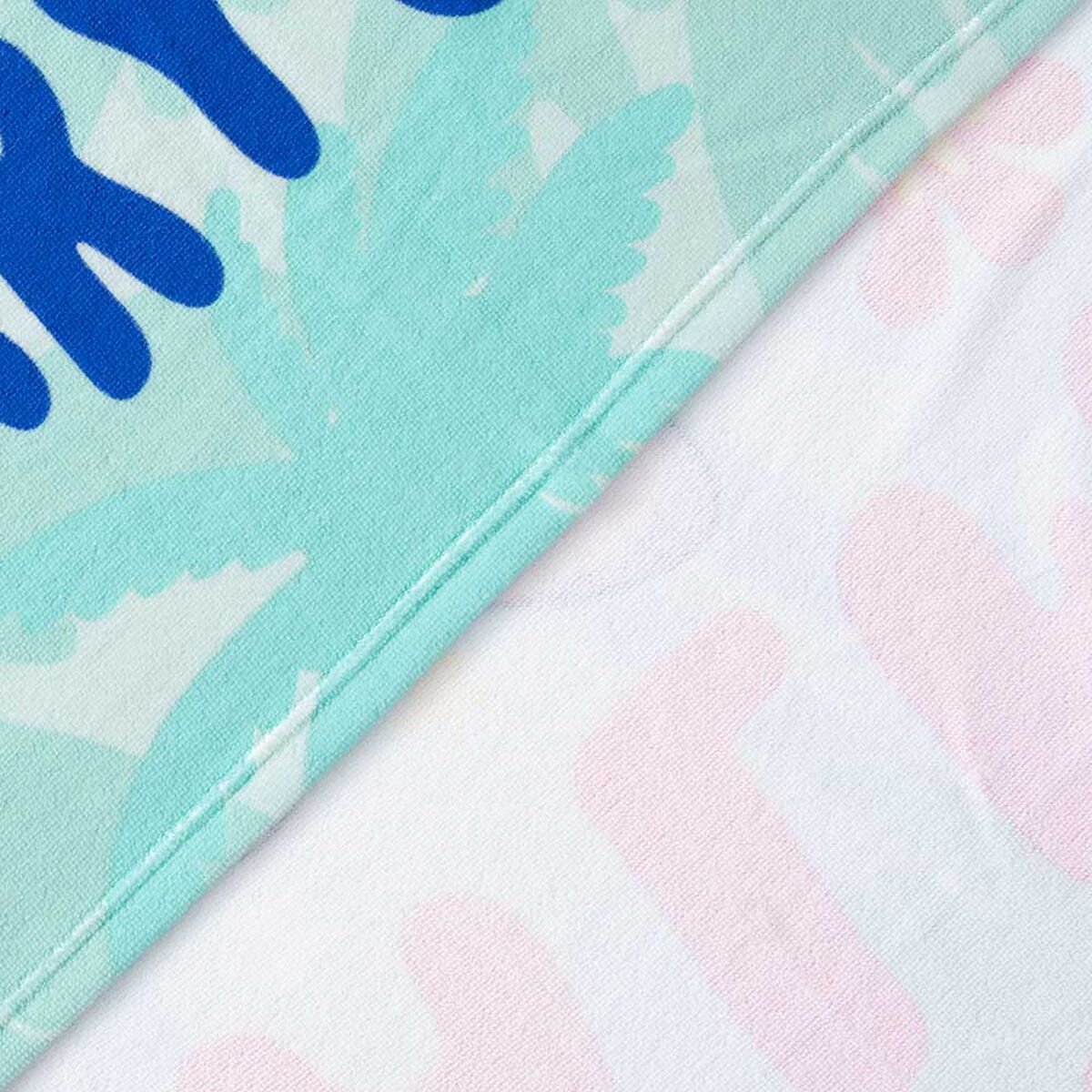 Toalla de Playa Infantil con Bolso Disney Palm Stitch 70 x 140 cm