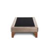 Base Europea Dividida Latam Home 1,5 Plazas Zen Cuero Beige