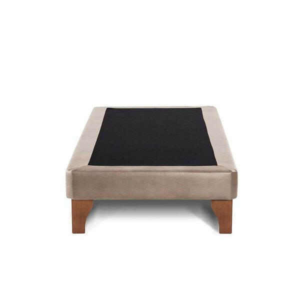 Base Europea Dividida Latam Home 1,5 Plazas Zen Cuero Beige