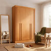 Closet Di Poretti Design New Fiji 3 Cajones 4 Puertas Caf&eacute; Claro