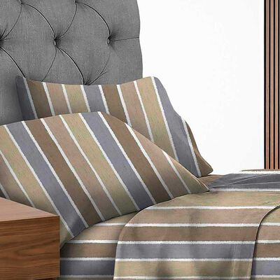 Juego de Sábanas Illusions 144 Hilos King Gri