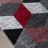 Alfombra Idetex Frise Carved Avangard 150 x 200 cm Rojo