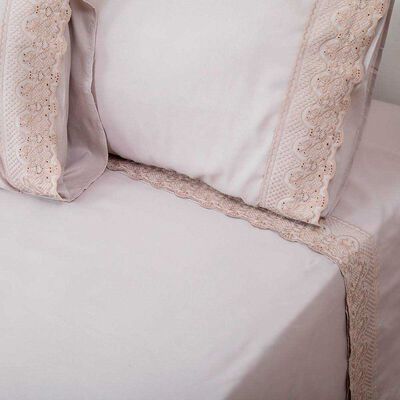 Imagen 1 del producto Juego de Sábanas Doral 2 Plazas Santorini Beige